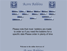 Tablet Screenshot of acornbobbins.co.uk